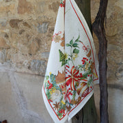Tessitura Toscana Telerie Strofinaccio Natalizio In Lino Marzapepe
