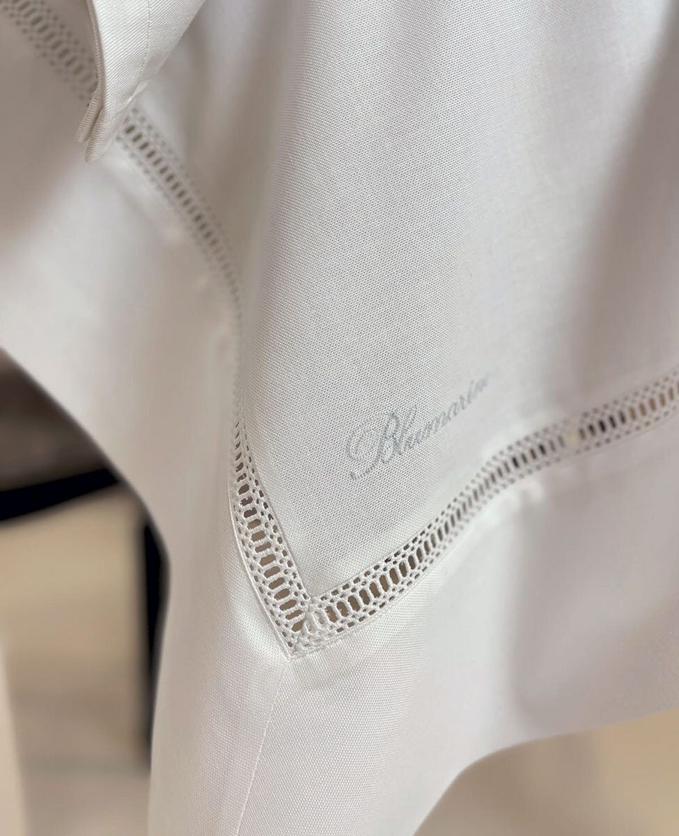Blumarine Tovaglia In Misto Cotone Medici