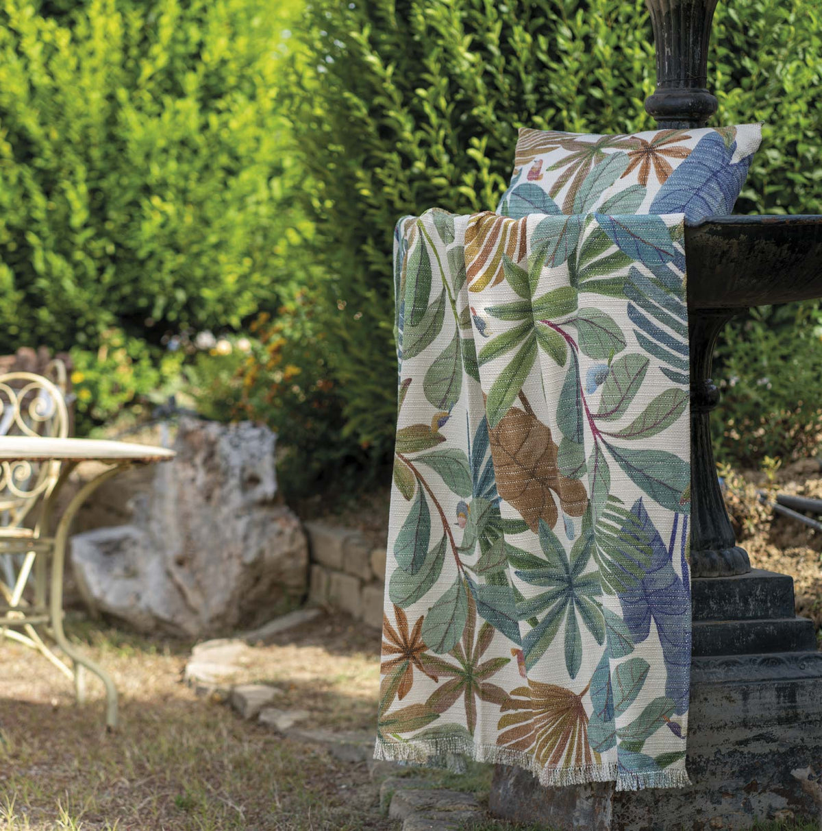 Tessitura Toscana Telerie Plaid Telinus In Cotone Mindo