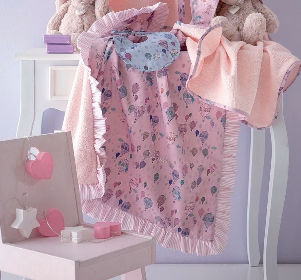 Blumarine Baby Asciugamano Clinico Double Face Mongolfiera