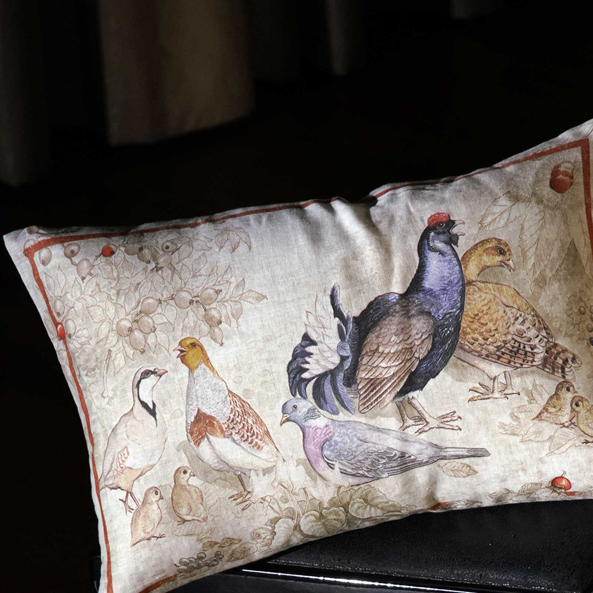 TESSITURA TOSCANA TELERIE CUSCINI DECORATIVI LINO NORMA