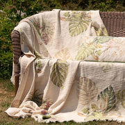 Tessitura Toscana Telerie Plaid Telinus In Cotone Parrot