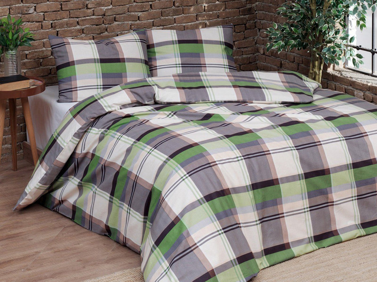 Daunex Parure Copripiumino Infinity Cotone Stampato Dublino Verde