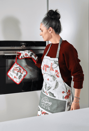 Maison Sucree' Set Guanto E Presine Natalizie Carillon