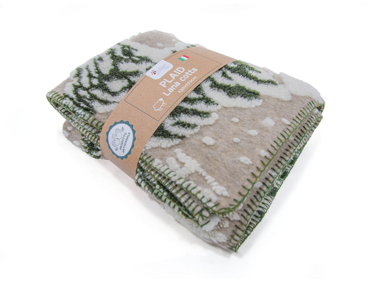 Daunex Plaid In Lana Cotta Cortina Naturale