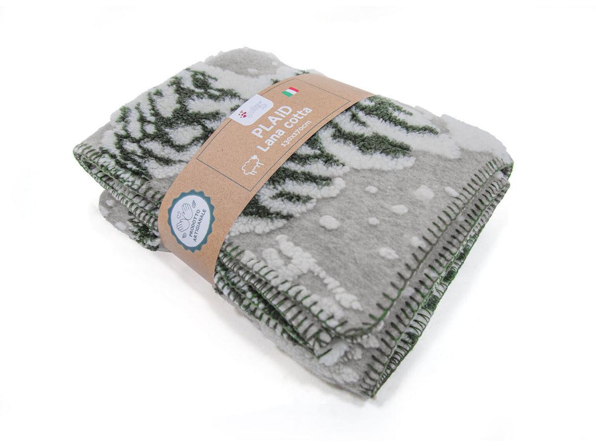 Daunex Plaid In Lana Cotta Cortina Grigio