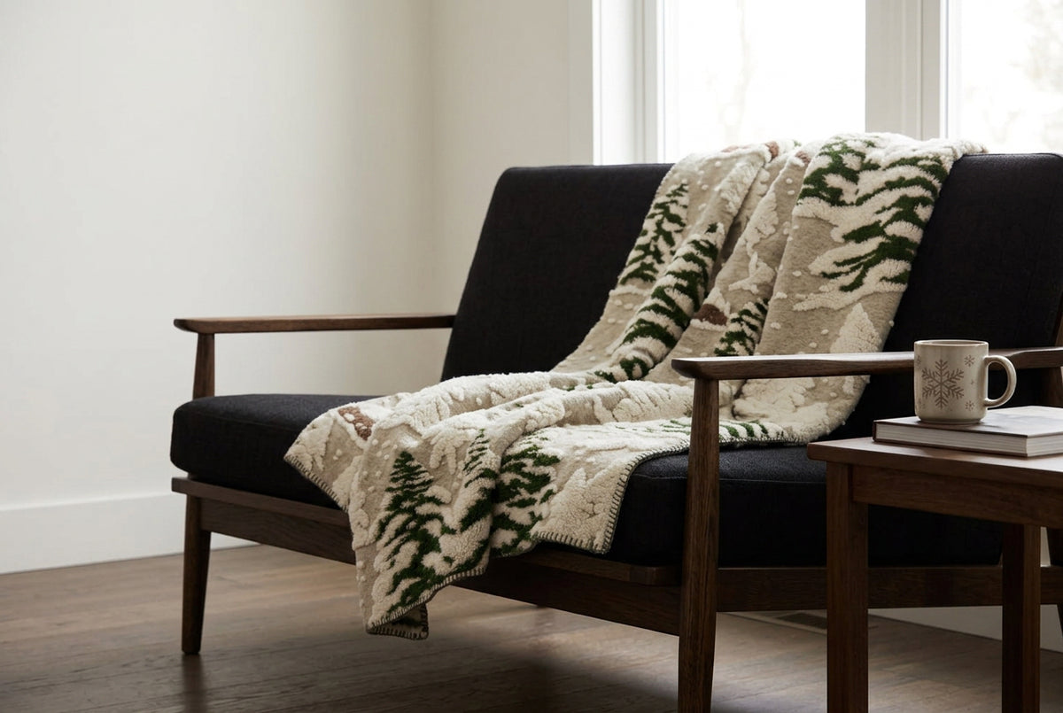 Daunex Plaid In Lana Cotta Cortina Naturale