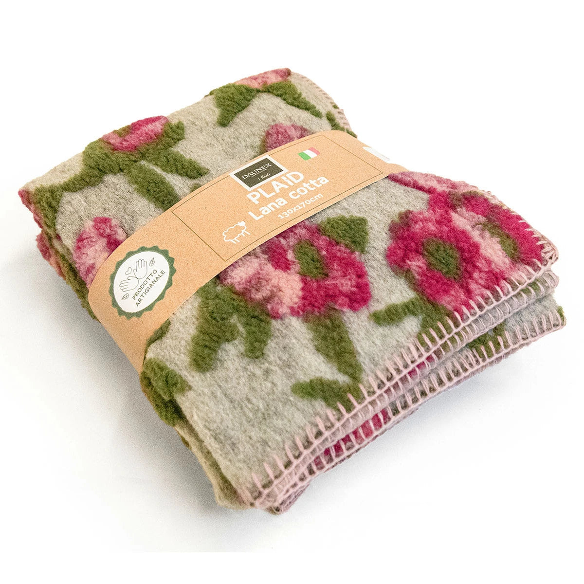 Daunex Plaid In Lana Cotta Ninfea
