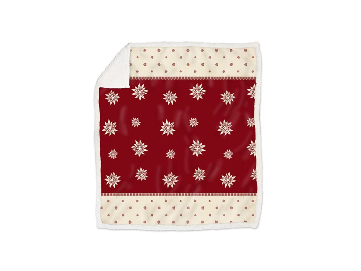 Daunex Coperta Plaid Fantasia Con Retro In Caldo Agnellino Braies