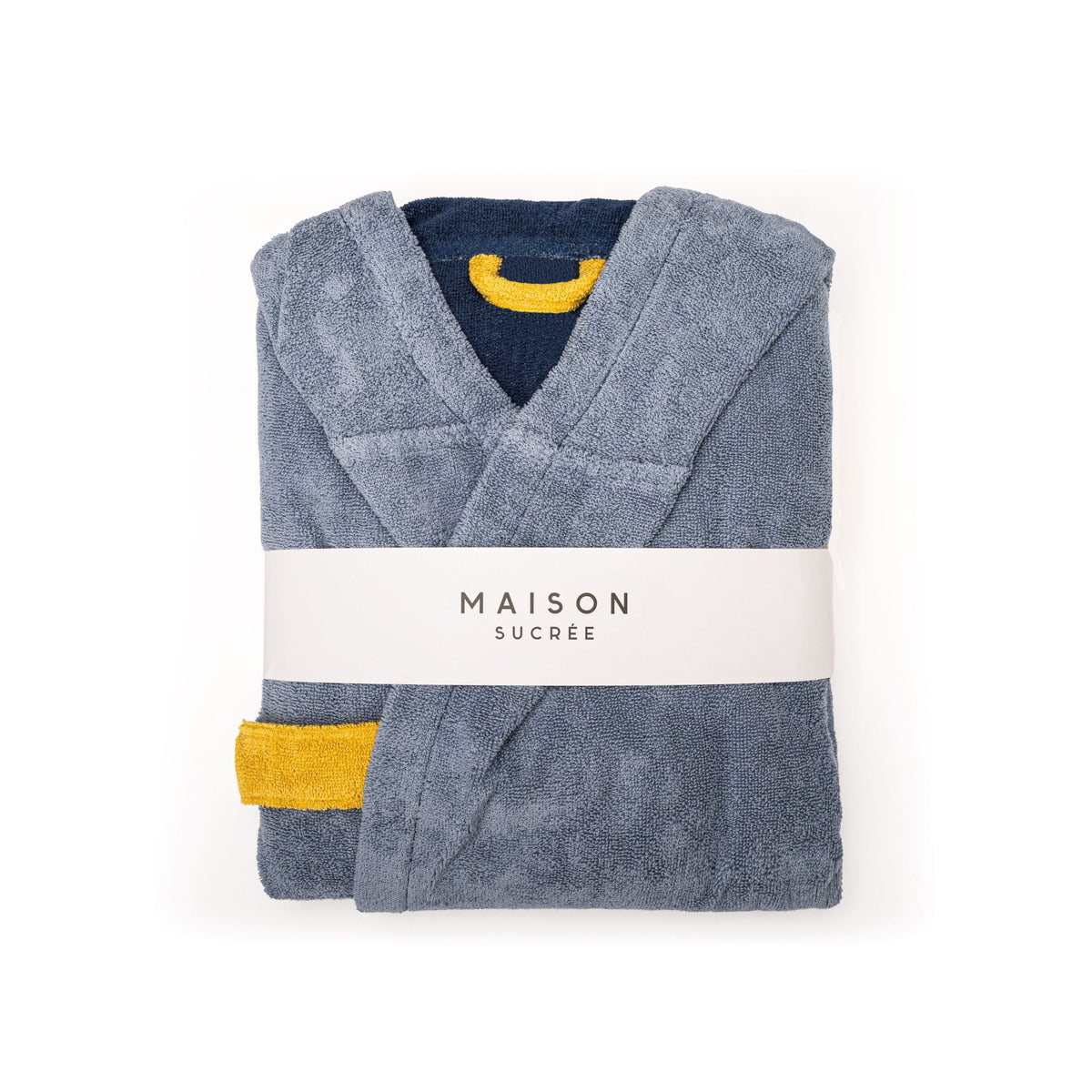 Maison Sucree' Accappatoio Con Cappuccio In Spugna Di Cotone Pop