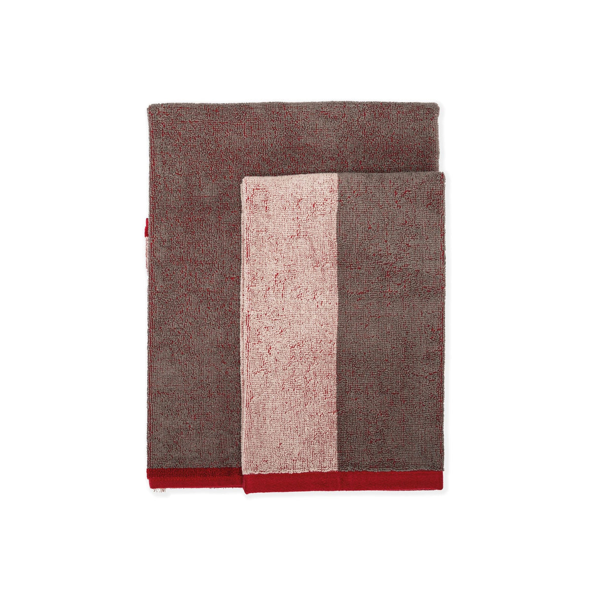 Maison Sucree' Set Asciugamani 1+1 In Spugna Di Cotone Pop