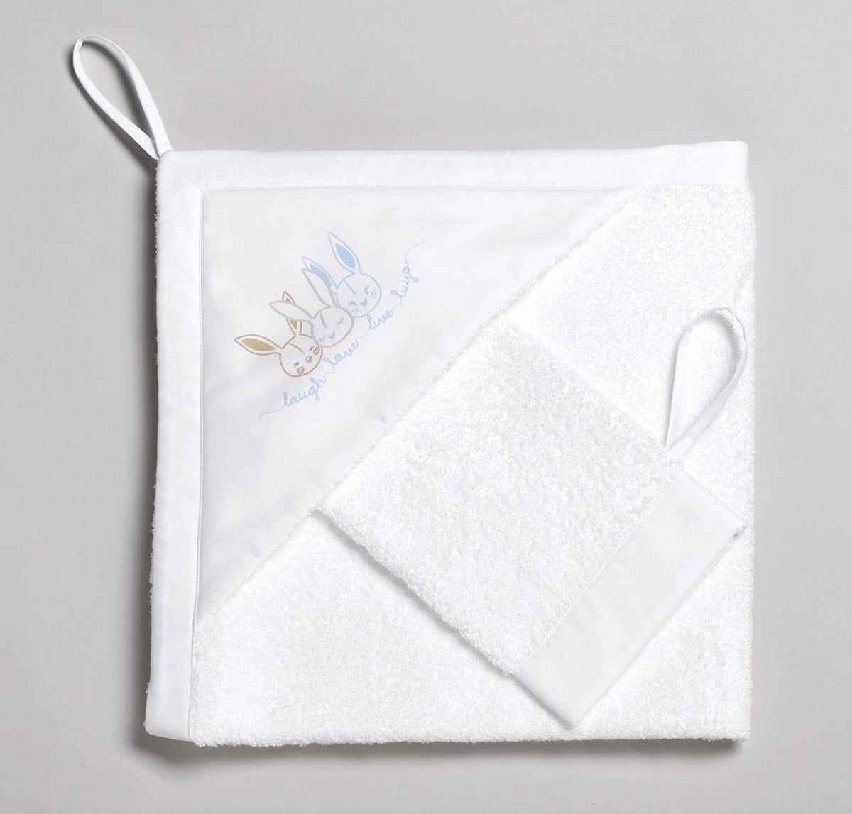 Liu Jo Baby Triangolo In Spugna Con Manopola Rabbits Bb138B