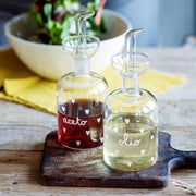 Simple Day Set 2 Bottiglie Olio - Aceto Cuori 2X250 Ml