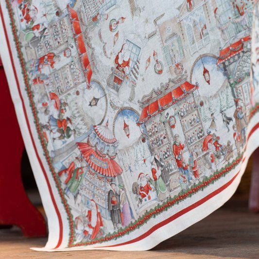 Tessitura Toscana Telerie Tovaglia E/O Runner In Puro Lino Christmas Shopping