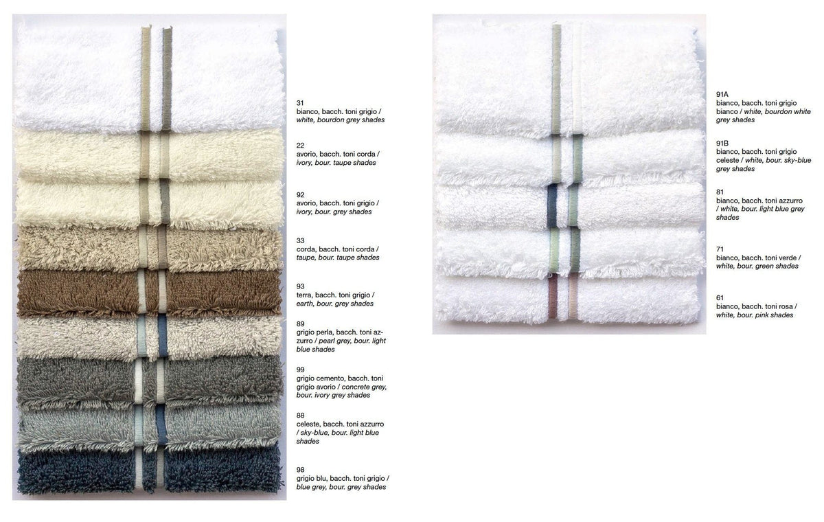 Mastro Raphael Set Asciugamani Bagno 1+1 In Spugna Di Cotone Con Bacchettina Sintra