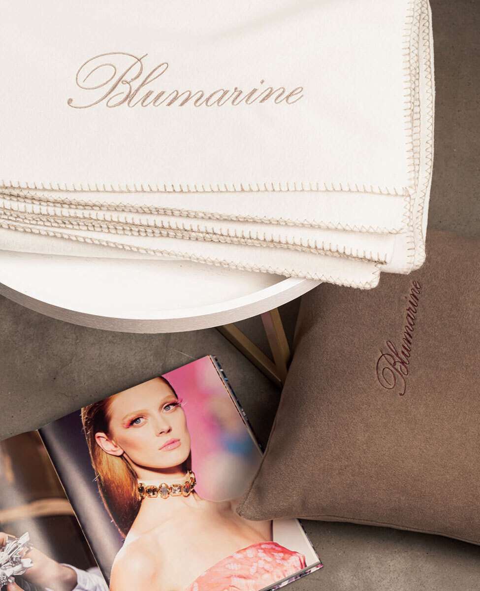 Blumarine Plaid In Pile Soft