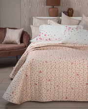 Blumarine Copriletto Trapuntato Matrimoniale In Raso Di Cotone Sogno