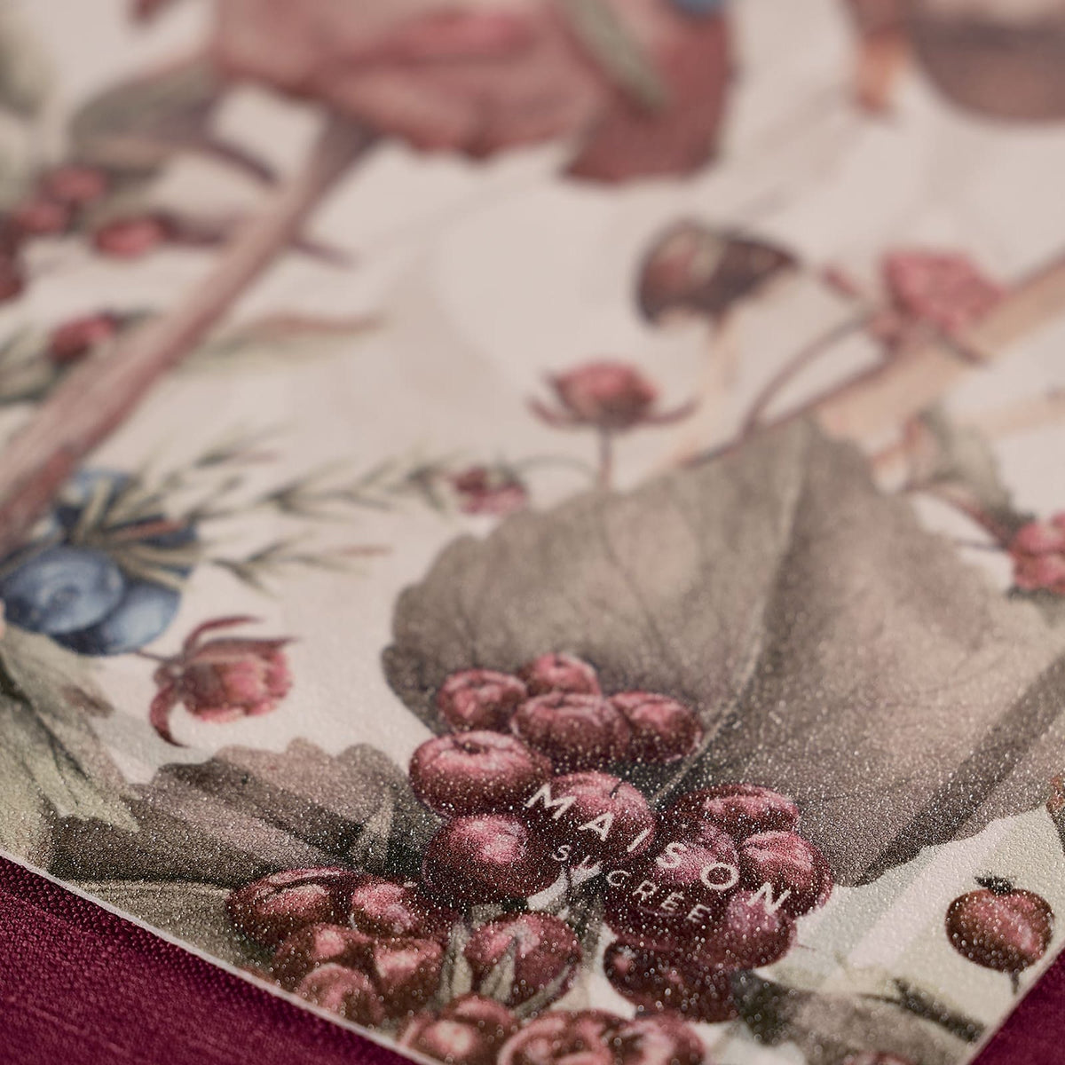 Maison Sucrée Americana In Vinile Stampata Erbario Segreto