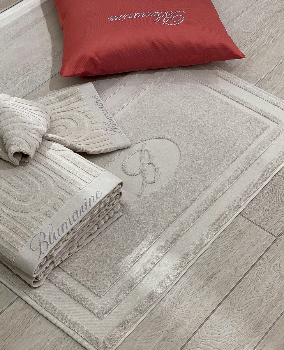 Blumarine Tappeto Bagno con logo Monogram