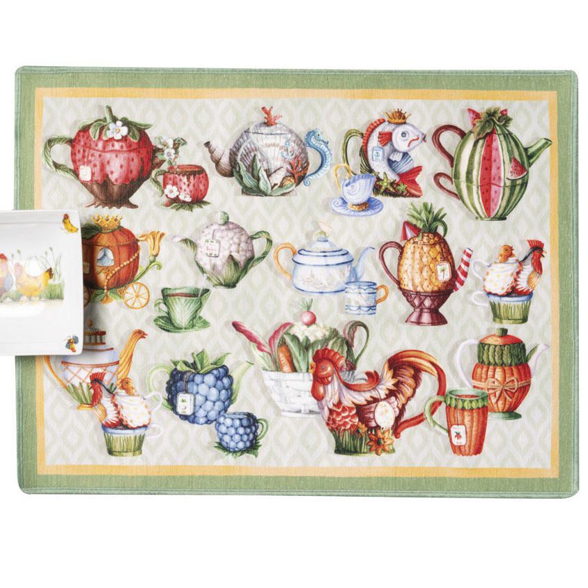 Tessitura Toscana Telerie Set 2 Tovagliette Americane Mymat Teabreak