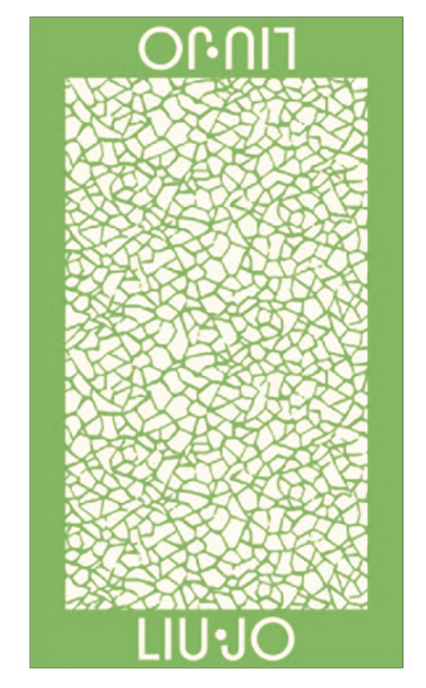 Liu Jo Telo Mare In Spugna Di Cotone Jacquard Corteccia