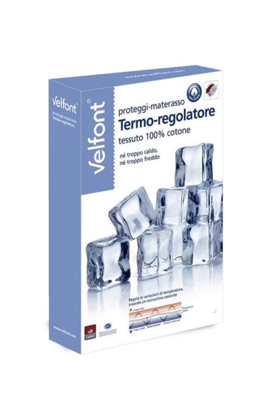 Velfont Coprimaterasso Termoregolatore In Cotone Outlast Frost