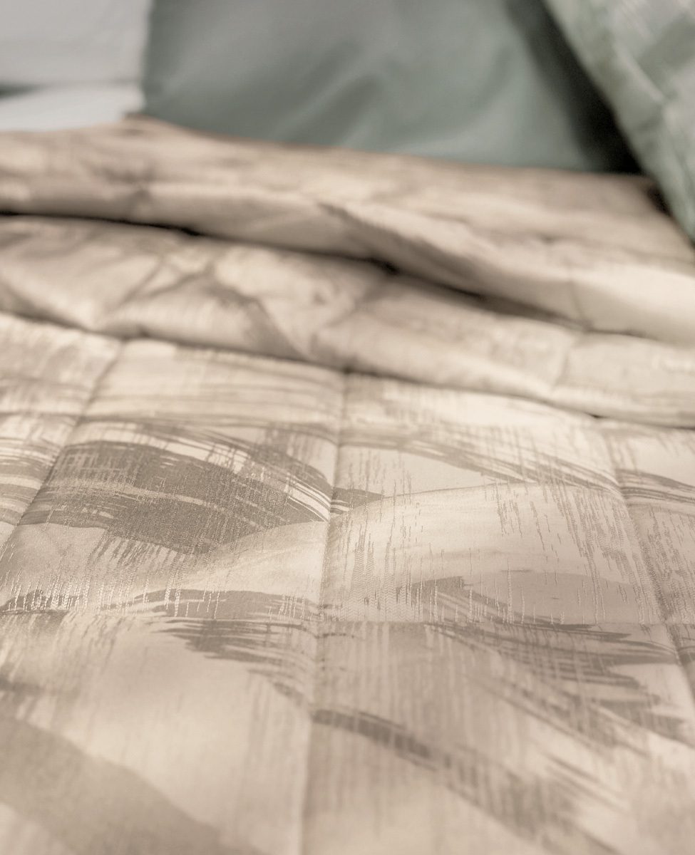 Svad Dondi Copriletto Trapuntato Matrimoniale In Tessuto Jacquard Tilda