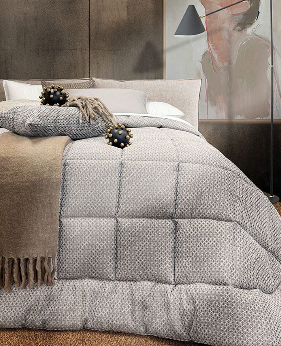 Svad Dondi Trapunta Matrimoniale In Tessuto Jacquard Bilbao
