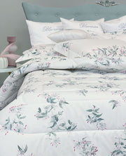 Blumarine Trapunta Matrimoniale In Percalle Di Cotone Gelsomino