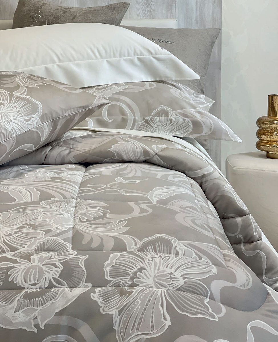 Blumarine Trapunta Matrimoniale In Raso Di Cotone La Pergola