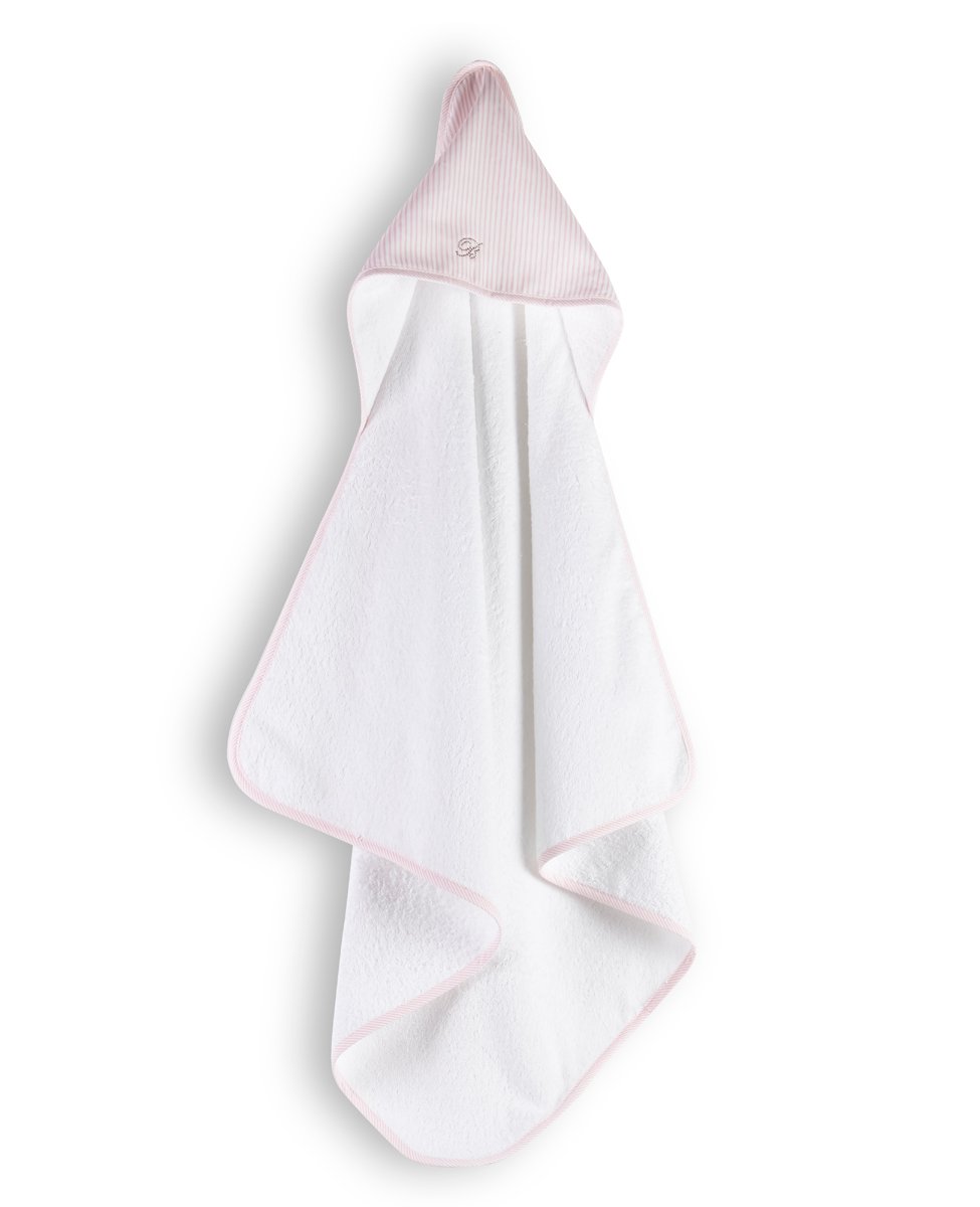 Blumarine Baby Triangolo In Spugna Con Cappuccio Baby Marina