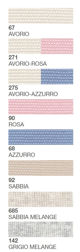 Liu Jo Baby Copertina Culla E Carrozzina In Lana Merinos Fiocco Bl127B