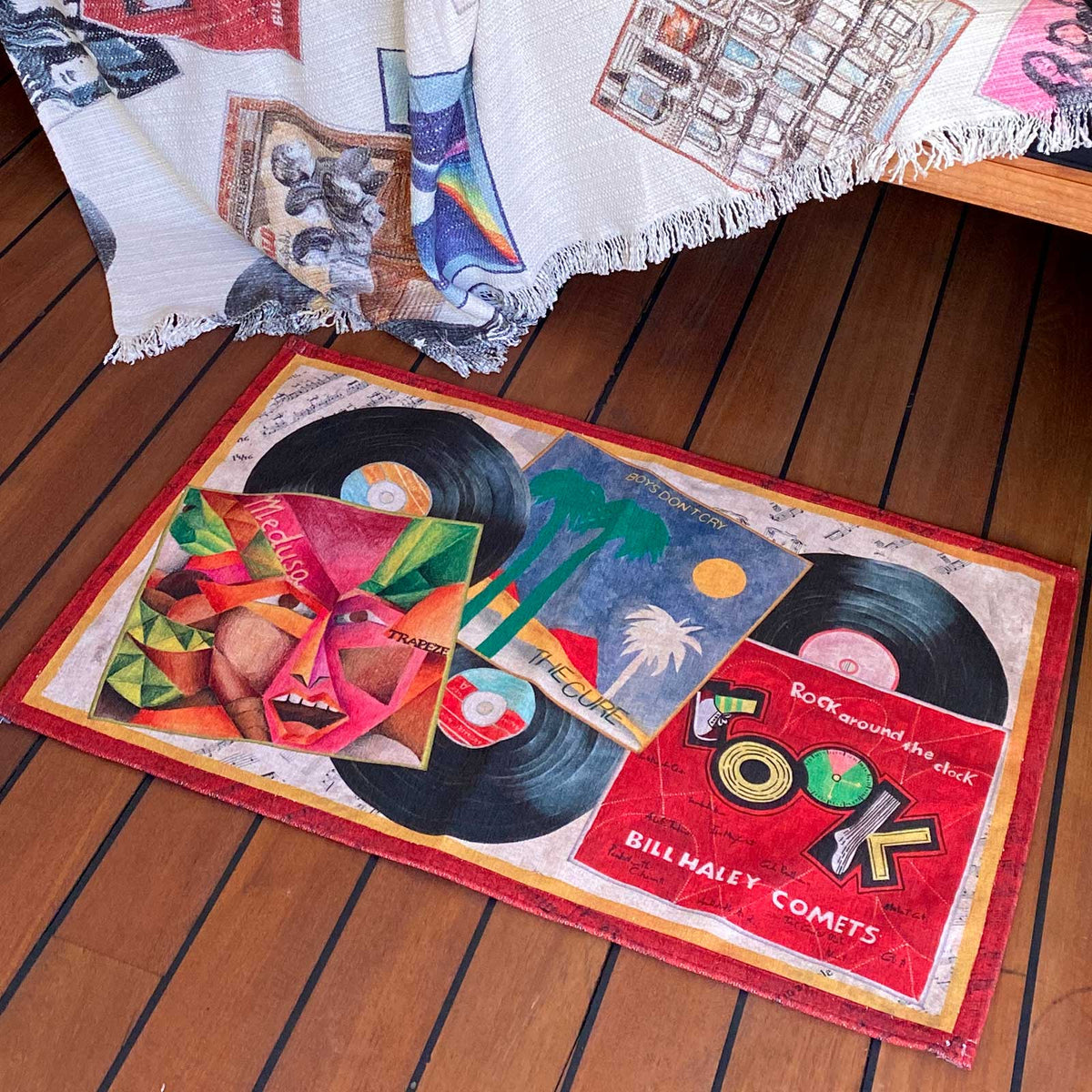 TESSITURA TOSCANA TELERIE TAPPETO TIPTAPP VINILE