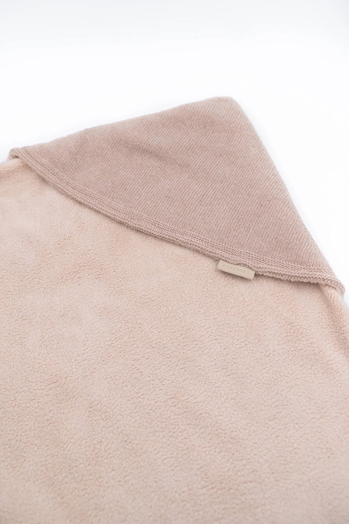 Bamboom Copertina Wrap 4 Stagioni Con Cashmere E Lato Teddy Vintage Pink