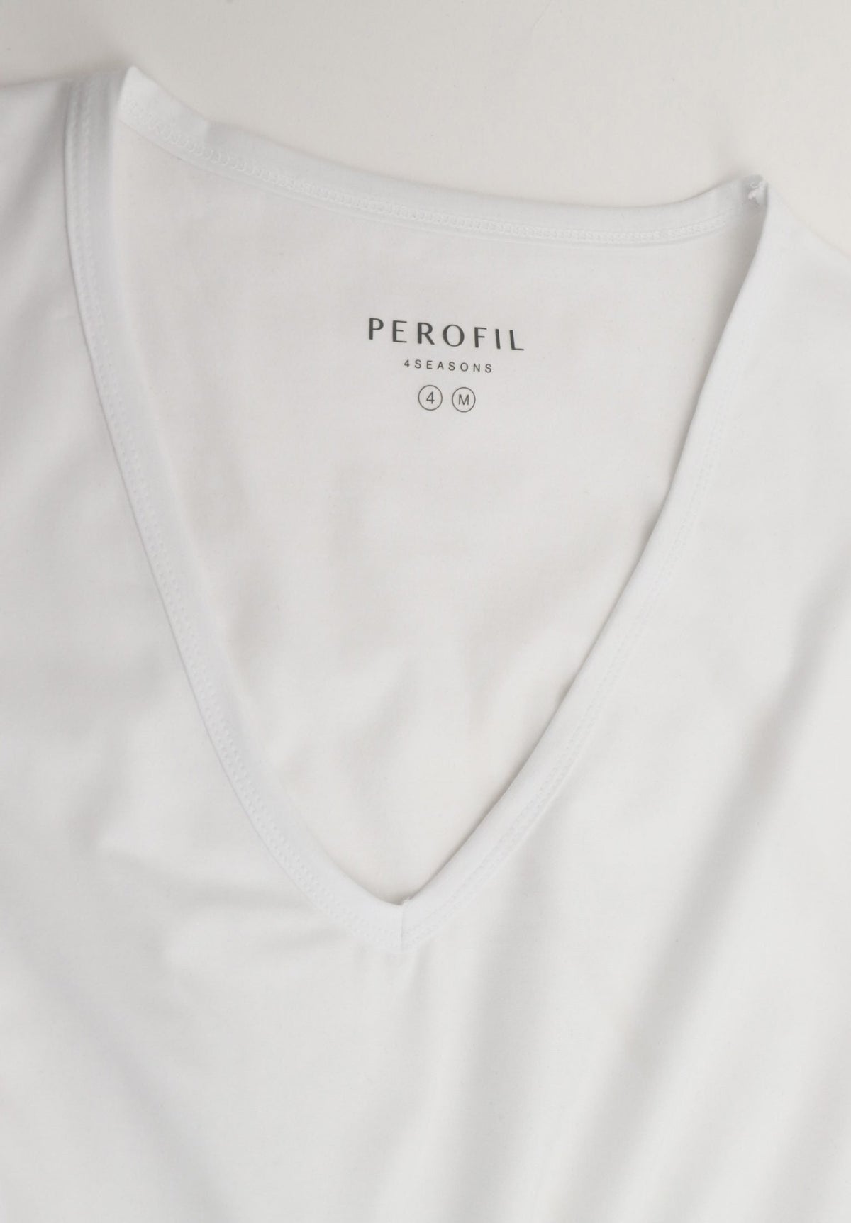 Perofil Maglia Scollo V Profondo In cotone elasticizzato 4Season Vprt00307