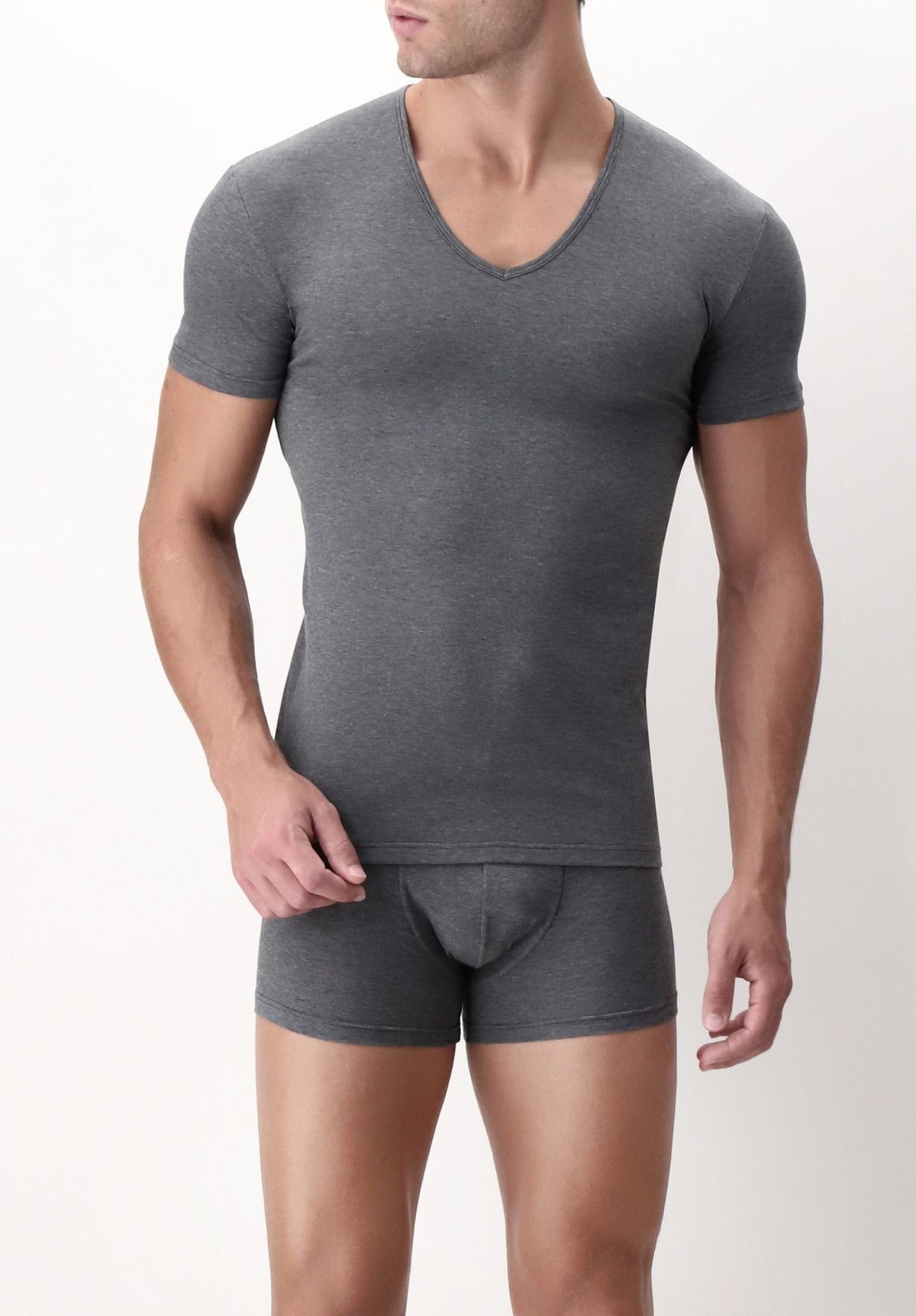 Perofil Maglia Scollo V Profondo In cotone elasticizzato 4Season Vprt00307