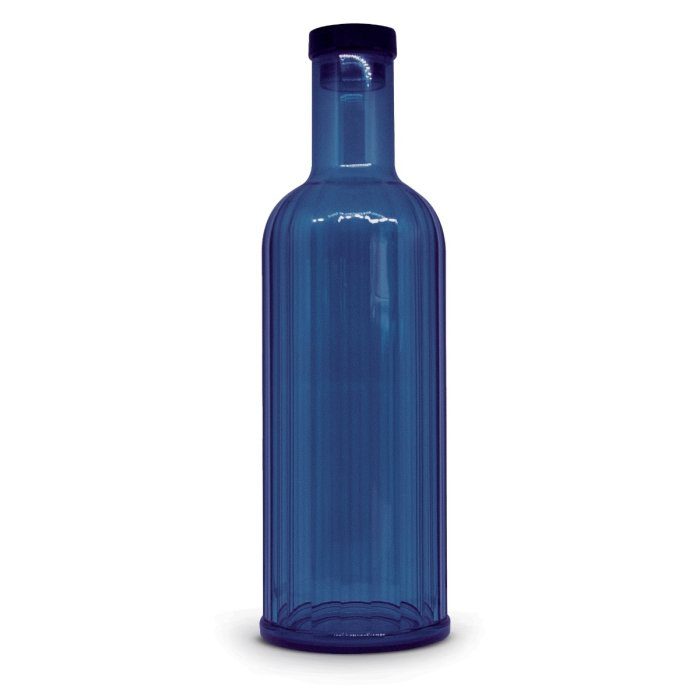 WD BOTTIGLIA COLORATA IN ACRILICO BLU