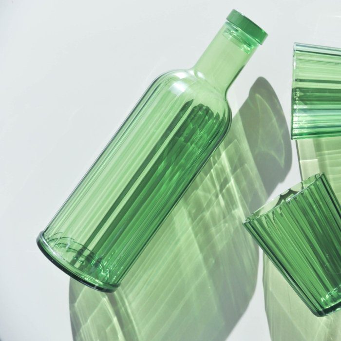 Wd Bottiglia Colorata In Acrilico Verde