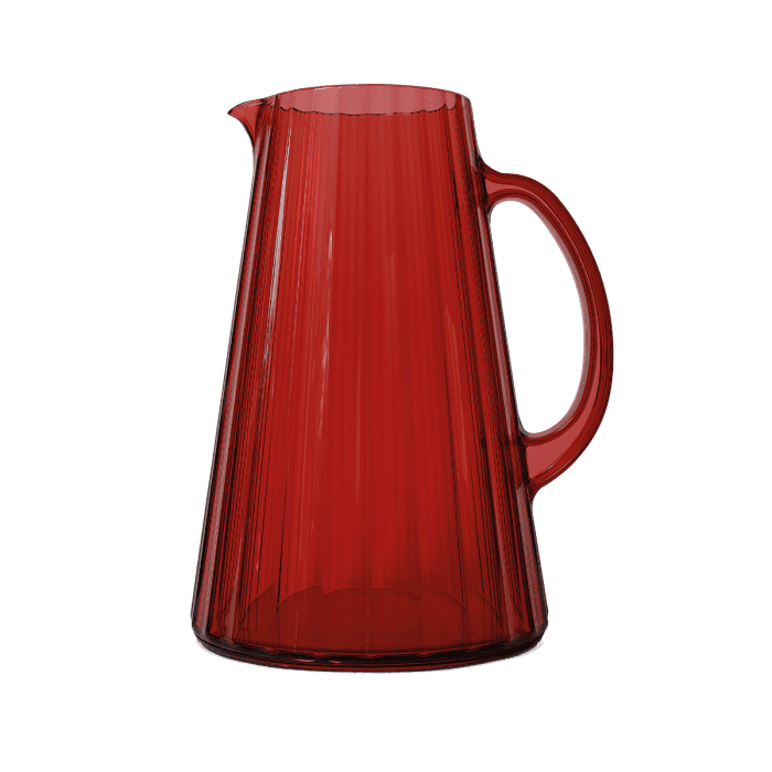 Wd Brocca Colorata In Acrilico Rosso