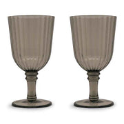 WD SET 2 CALICI COLORATI IN ACRILICO MARRONE