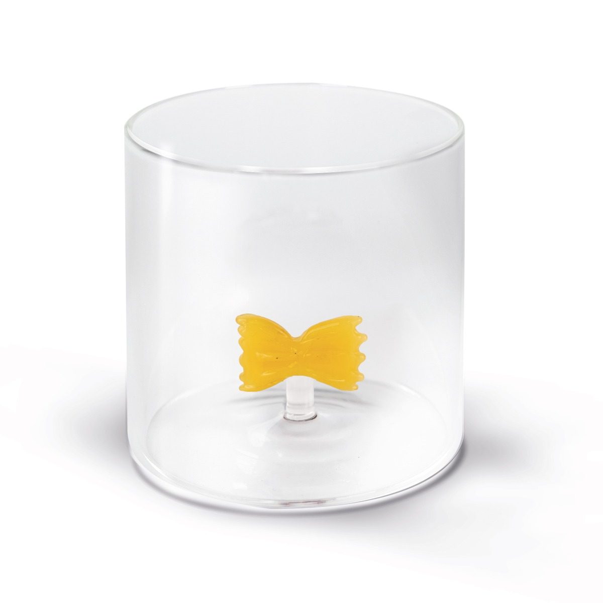 Wd Bicchiere In Vetro Borosilicato Con Soggetto In Vetro Colorato Farfalla