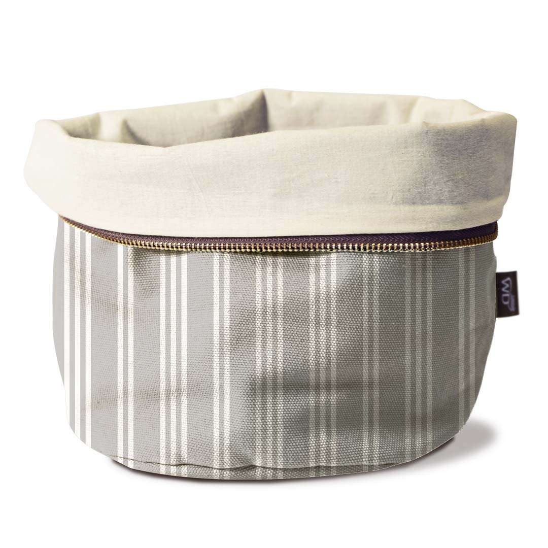 Wd Sacchetto Pane Riscaldabile In Cotone Rigato