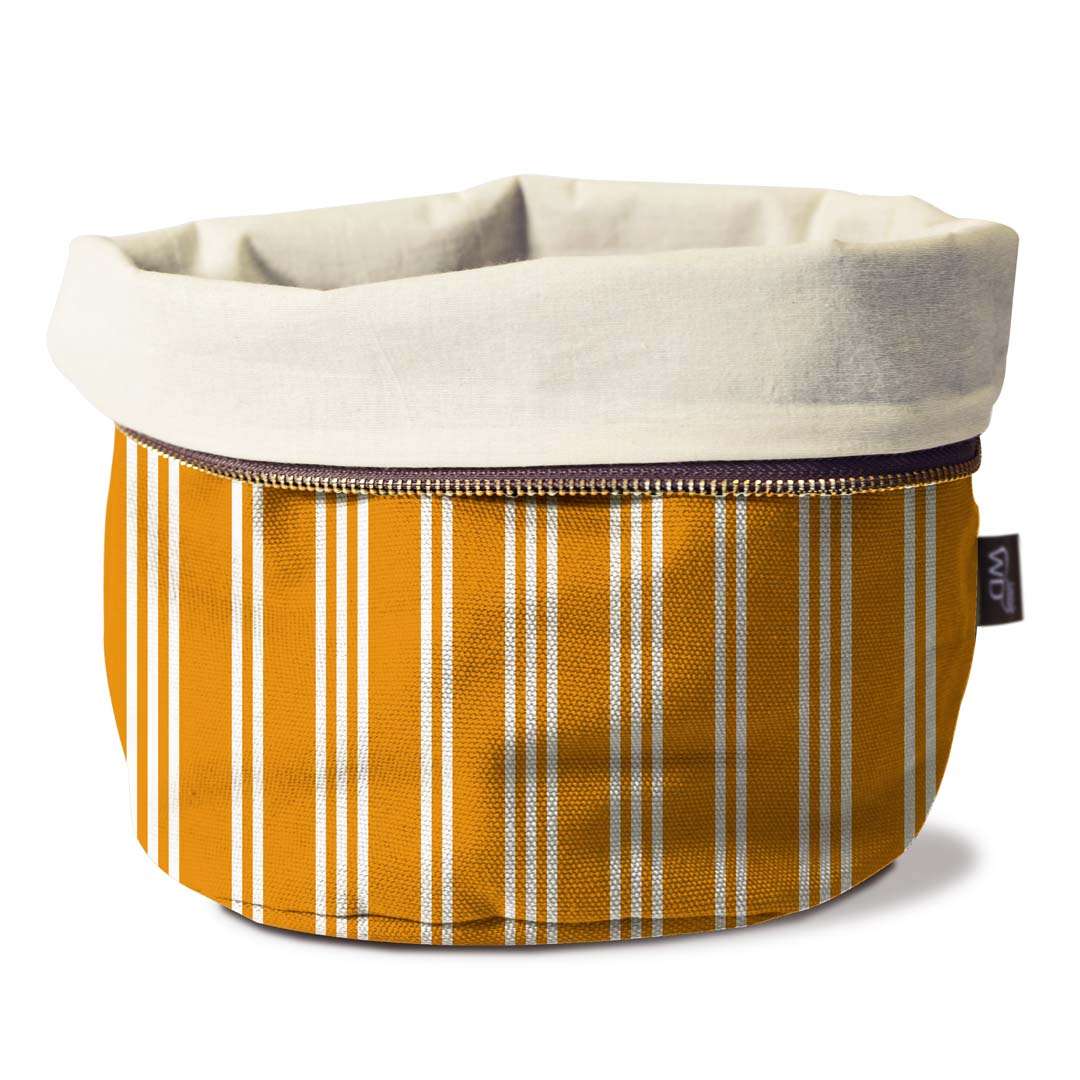 Wd Sacchetto Pane Riscaldabile In Cotone Rigato