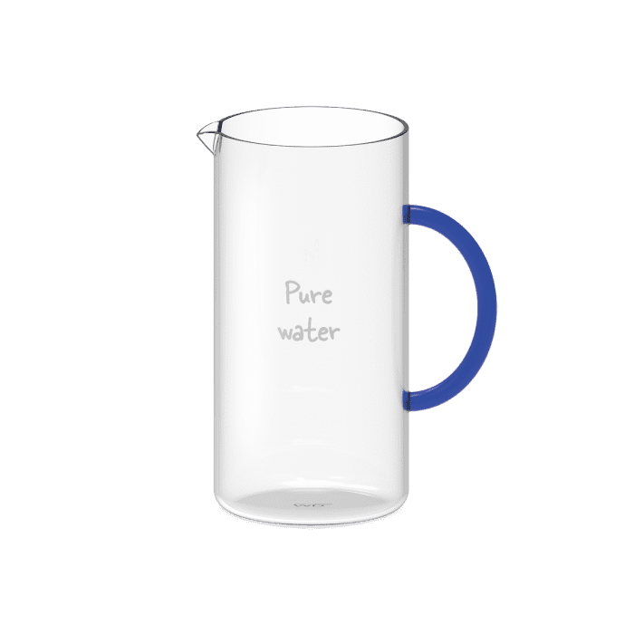 Wd Caraffa In Vetro Borosilicato " Pure Water "