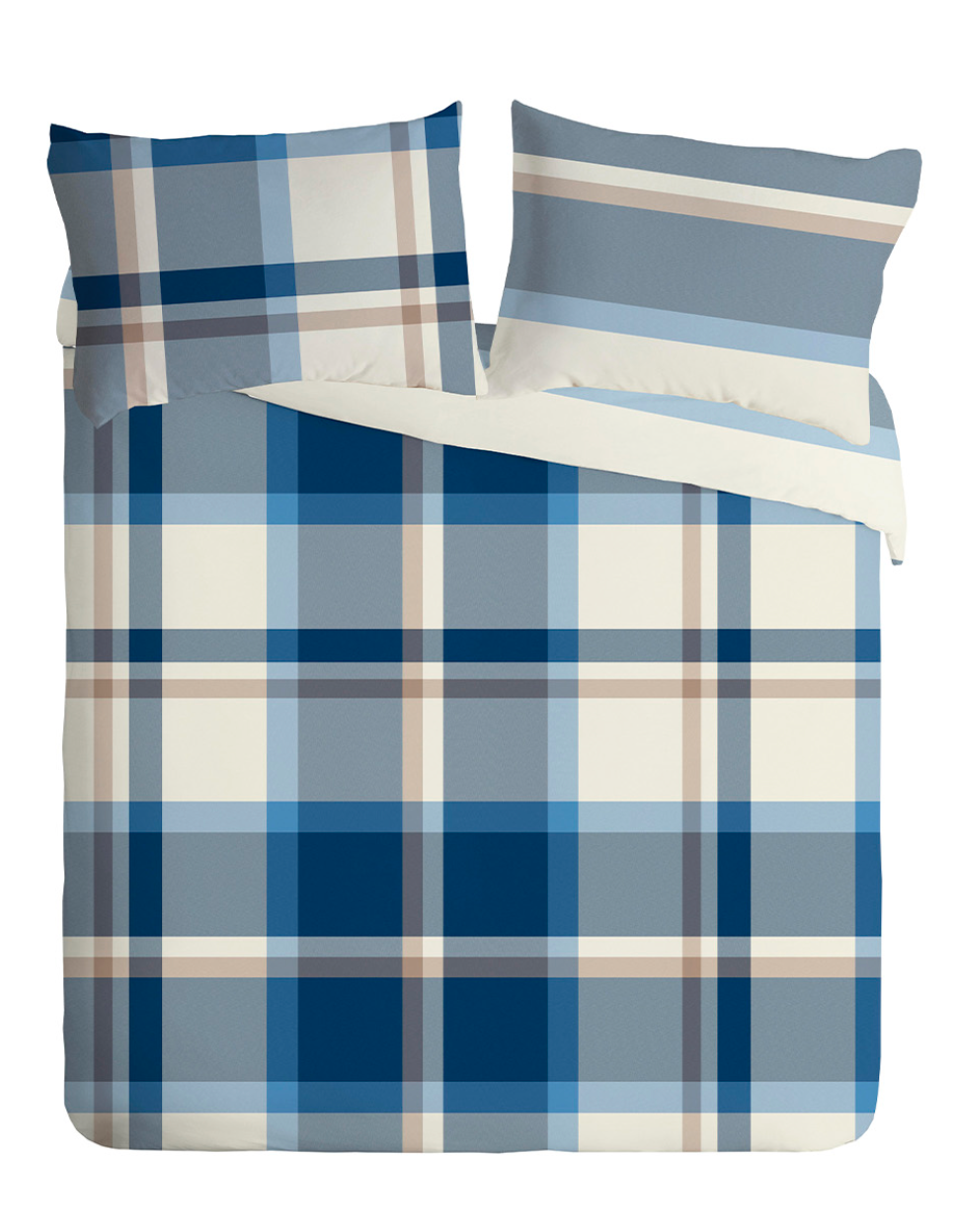 Daunex Parure Copripiumino Tinto In Filo Double Face Westport